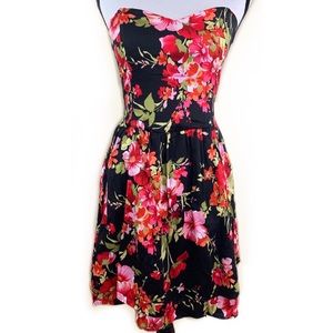UO sweetheart neck fit & flare strapless sundress